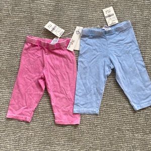NWT T2LOVE Girls Cropped Leggings - Lot of 2 Pairs - Size 3T